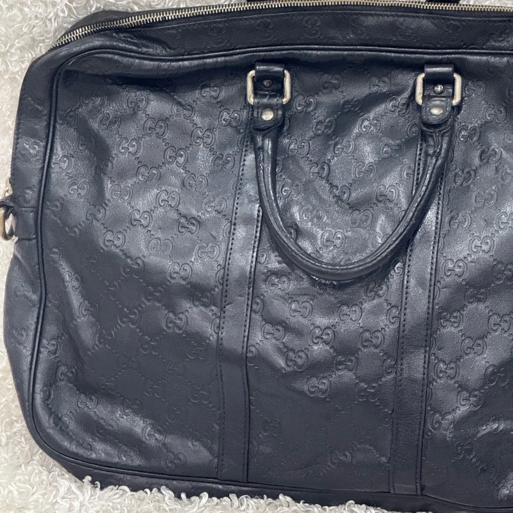 Gucci Leather Briefcase Bag